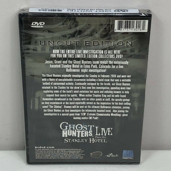 Ghost Hunters Live From The Stanley Hotel Uncut DVD Region 1 CM Punk Jason Grant - Picture 2 of 10